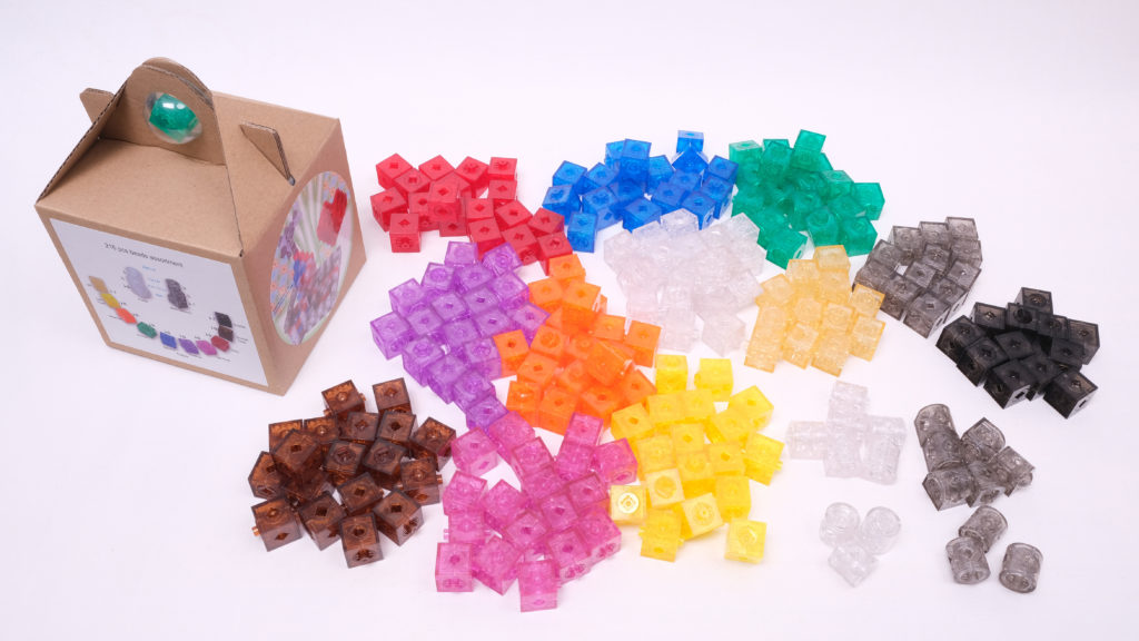Small package contents of TransformCube building beads (216 pcs)